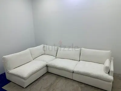 Selling home centre white color cloud sofa