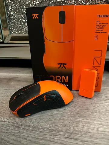 Lamzu Fnatic thorn 4K Hz limited edition wireless gaming mouse for sale