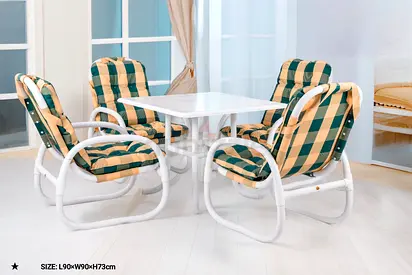 Outdoor Dining Set with Comfortable Chairs