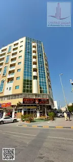 For annual rent in Ajman, a three-bedroom apartment with a living room in the Al Rumaila building in
