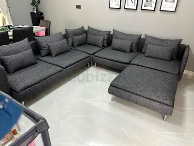 SÖDERHAMN 6-Seater – Deep and comfortable cushions, ideal for family gatherings.