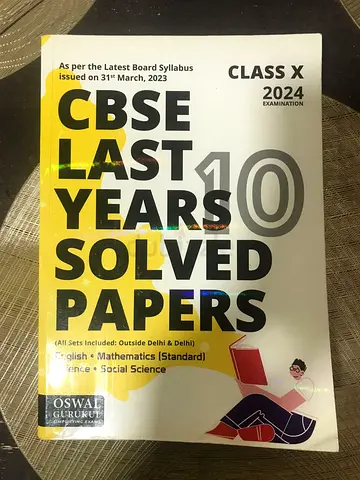 Oswal Gurukul CBSE Last 10 Years Solved Papers (class 10)