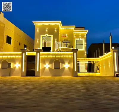 For Sale: First-Occupancy Villa in Al Muweihat – Ajman, Residential & Commercial, Ready with Utilities and Central AC