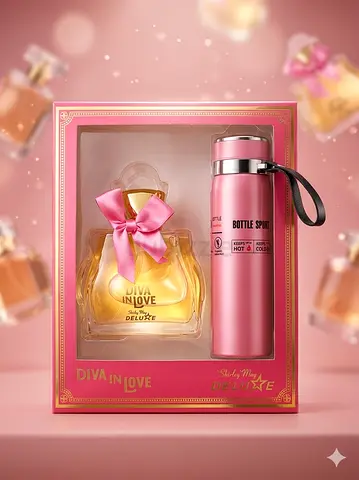 Diva in Love Fragrance Set with Water Bottle