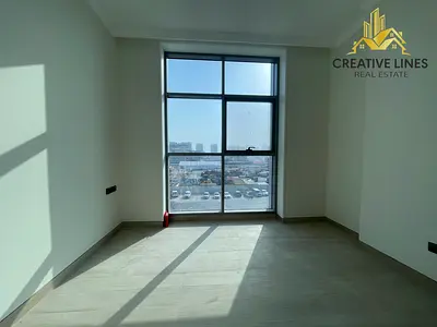 Brand new 1 bedroom apartment balcony with pool view