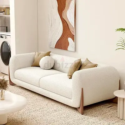 Modern Plush Sofa with Elegant Design