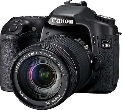 Canon EOS 50D DSLR Camera with 18-135mm Lens