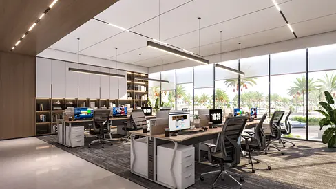 0% Commission | Private Washroom & Pantry | Near Metro | Iconic Glass-Facade Tower