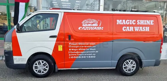 Mobile Car Wash Service with complete Accessories, Valid License and 3 Staffs for sale in Abudhabi.