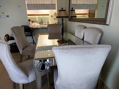 Elegant Dining Table Set with Stylish Chairs