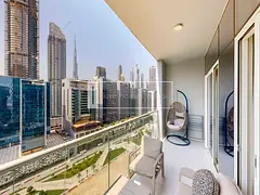 City and Burj Views | High Floor | Modern 1BR