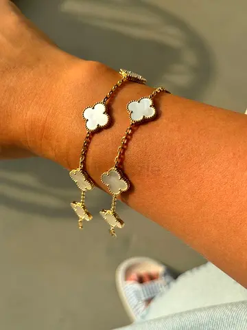 Van cleef vintage alhambra bracelet 5 motifs