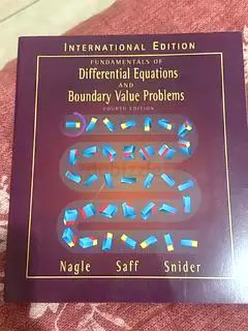 Fundamentals of Differential Equations  Boundary Value Problems 4th Edition – Nagle/Saff/Snider – I