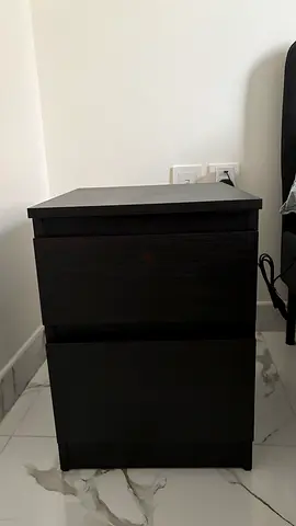 Ikea Malm Chest of drawers black-brown