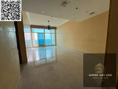 3BR Apartment - Sea View - 5 Bathrooms - Balcony- Maid & Laundry Room- Free Parking Gym Pool Ajman One Towers Near Corniche Dubai Sharjah Exit Ajman