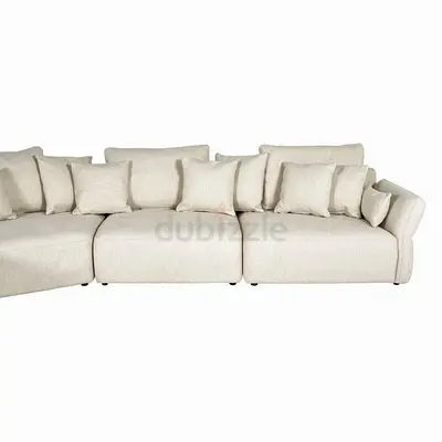 Original Marina Home Modern Corner feather filled L Shape Sofa