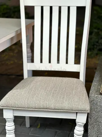 White Wooden Dining Chair