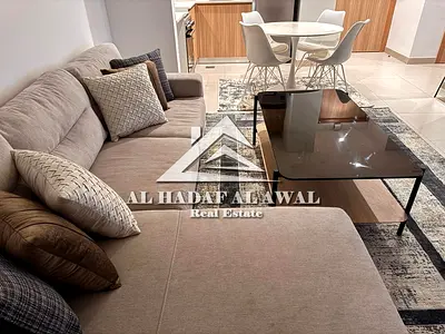 For monthly rent: one bedroom and a hall in maryam island with free internet parking gym swwiming pool