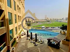 Brand new 1bhk with gym, pool, parking with 2 bathroom