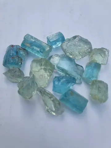 Aquamarine crystals