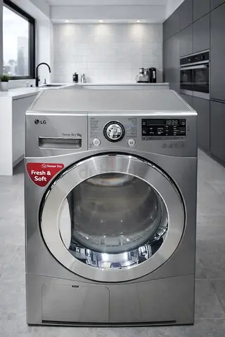 LG 9kg Sensor Dryer 100% touch screen inside light perfect working
