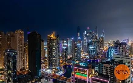 جديد تمامًا | وحدة زاوية | إطلالة كاملة على المارينا وJLT | موقفان للسيارات
