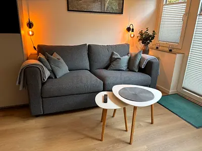 Gunnared dark Vimle Two seater sofa bed with mattress still in Great condition