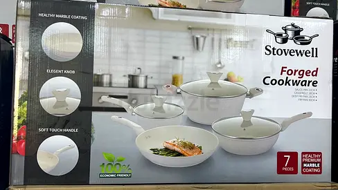 Stovewell Forged Cookware Set - 7 Pieces