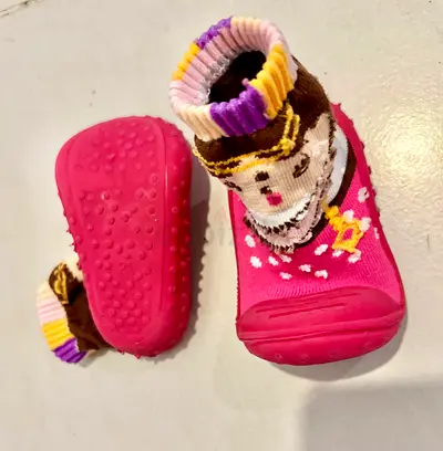Pink Baby Girl Walking Shoes