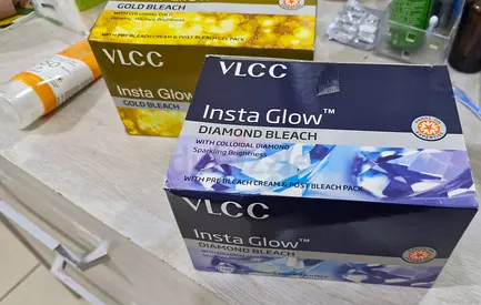 VLCC insta glow bleach, SUN screen gel