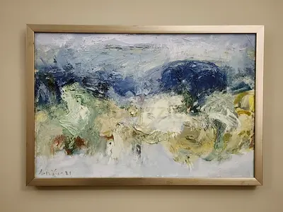 Original oil on canvas painting by Nevzat Bejtuli Kica