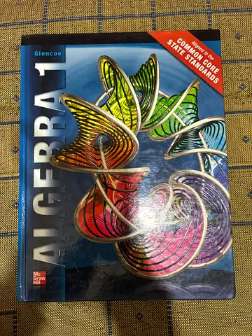 Algebra 1 textbook for sale