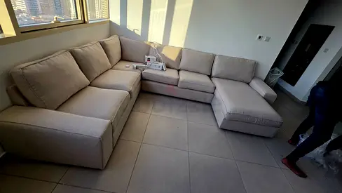 Ikea kivik U shape sofa beige