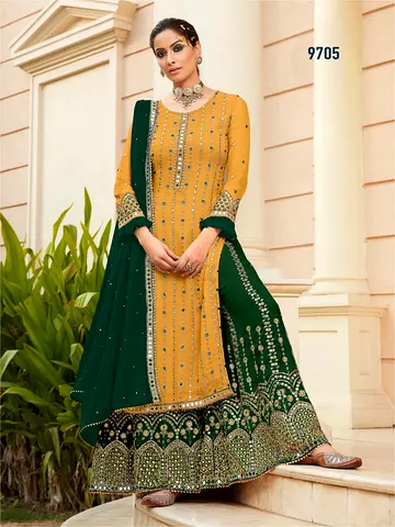 Festival Discount Elegant Traditional Dress with Embellishments