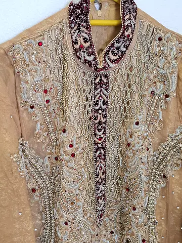 Ladies heavily embroidered dress