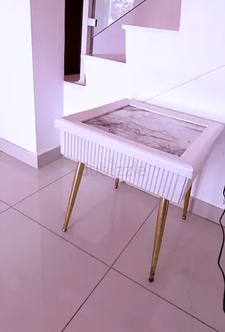 Elegant Coffee Table with Marble Top