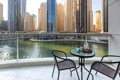 Splendid 1BR with Gorgeous Marina Views | Ideal for Mid - Term, Monthly & Weekely Stays | All Bills 