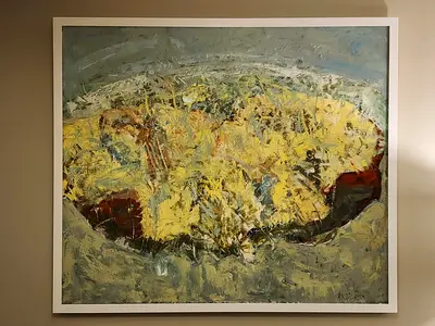 Original oil on canvas painting by Nevzat Bejtuli Kica