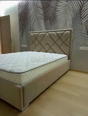 Modern Upholstered Bed Frame Brand New For Sale