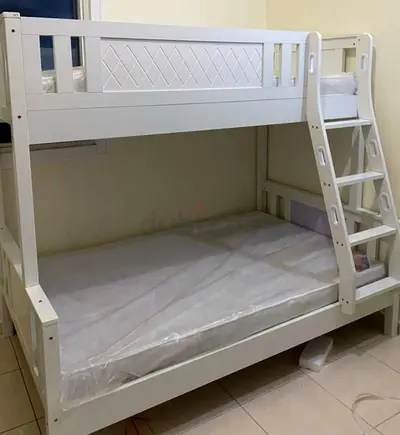 White Bunk Bed for Kids