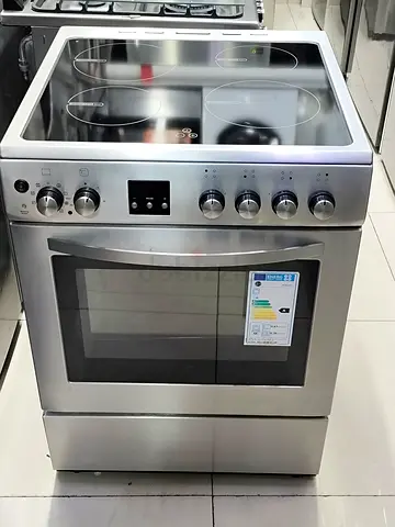 Stainless Steel Electric Oven and Cooktop