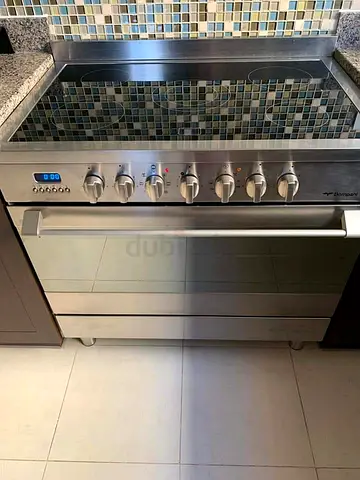 Bompani Italian full electric ceramic cooker 90x60cm