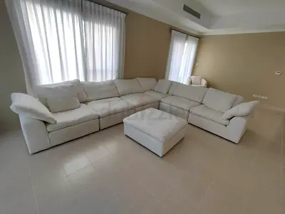 Marina home feather 🪶 filled modular sofa with ottoman