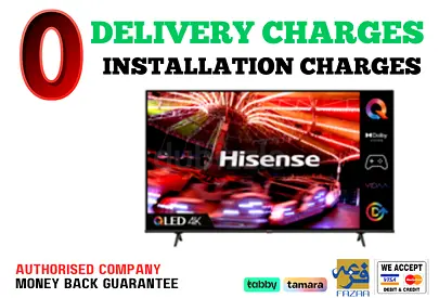 55 inch TV Hisense QLED Smart -4K- BRAND NEW  ▪︎ 1 Year Warranty