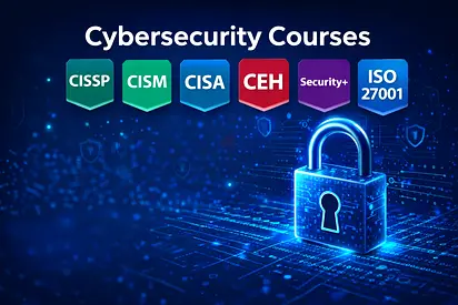 Cybersecurity Courses CISSP, CISM, CISA, CEH, Security+, ISO27001
