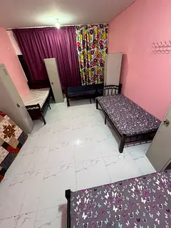 Exicutive bachiler hall room fully furnichare room mussafah shabiya 10 neayer madeena supper market