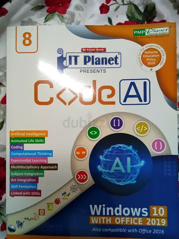 Code AI, IT textbook for 8th grade