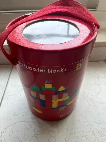 100 Wooden Blocks Set (Price Negotiable)