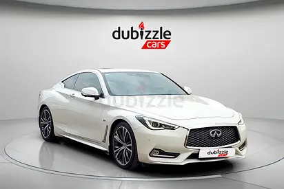 AED 1612/month | 2018 Infiniti Q60  | GCC Specs | Ref#440776