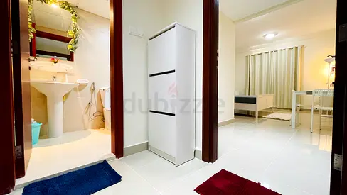 Fully furnished bedroom available for executive couple or one bachelor in Al khail gate 2
